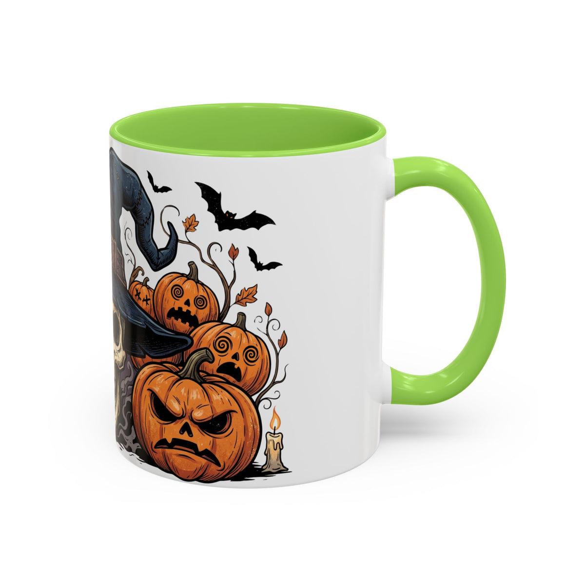 Halloween Skull & Jack-o'-Lantern Mug (11oz/15oz)