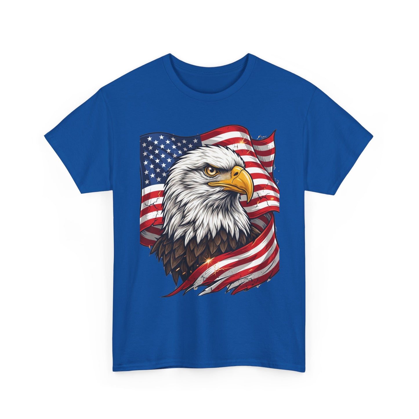 Patriotic Eagle T-Shirt – American Flag Bald Eagle Graphic Tee