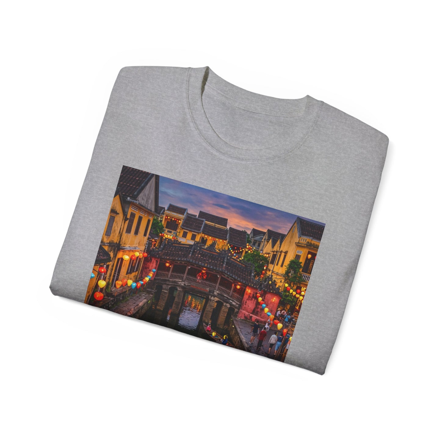 Hoi An Vietnam Travel T-Shirt — Ancient Town Night Scene Tee