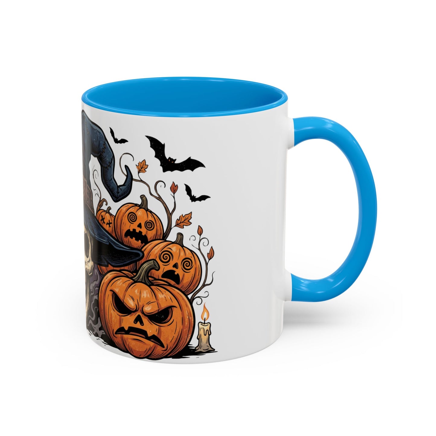 Halloween Skull & Jack-o'-Lantern Mug (11oz/15oz)