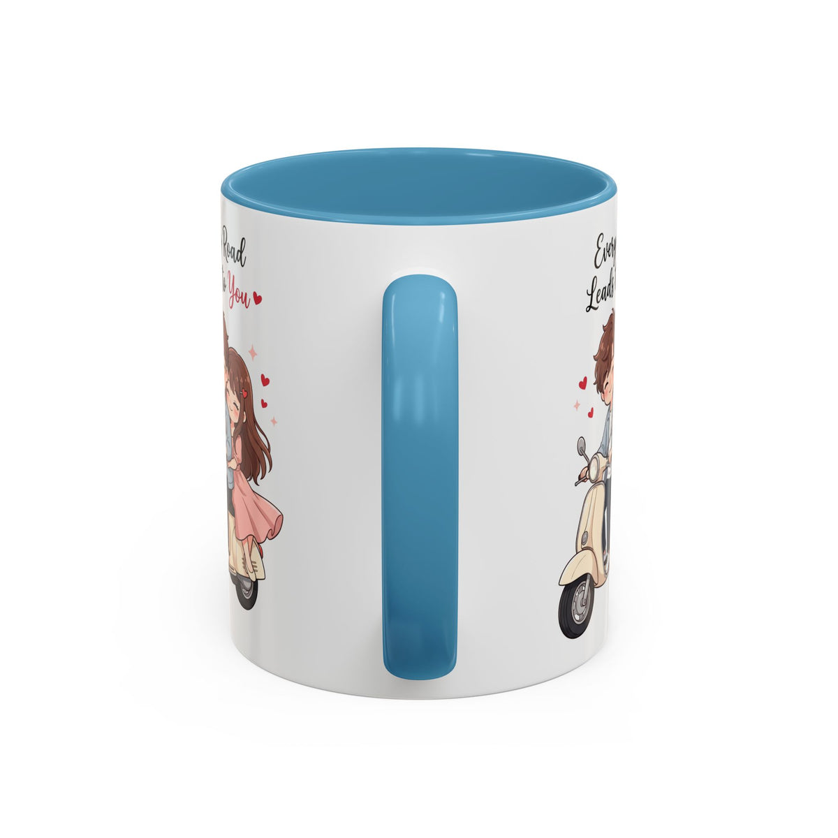 Every Road Leads to You Romantic Couple Coffee Mug