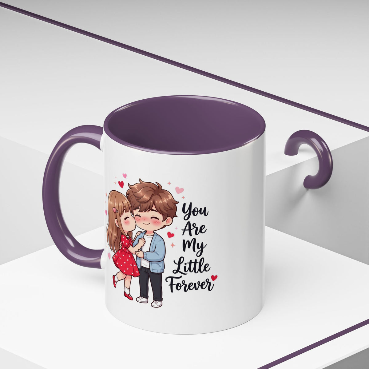 You Are My Little Forever Romantic Couple Coffee Mug
