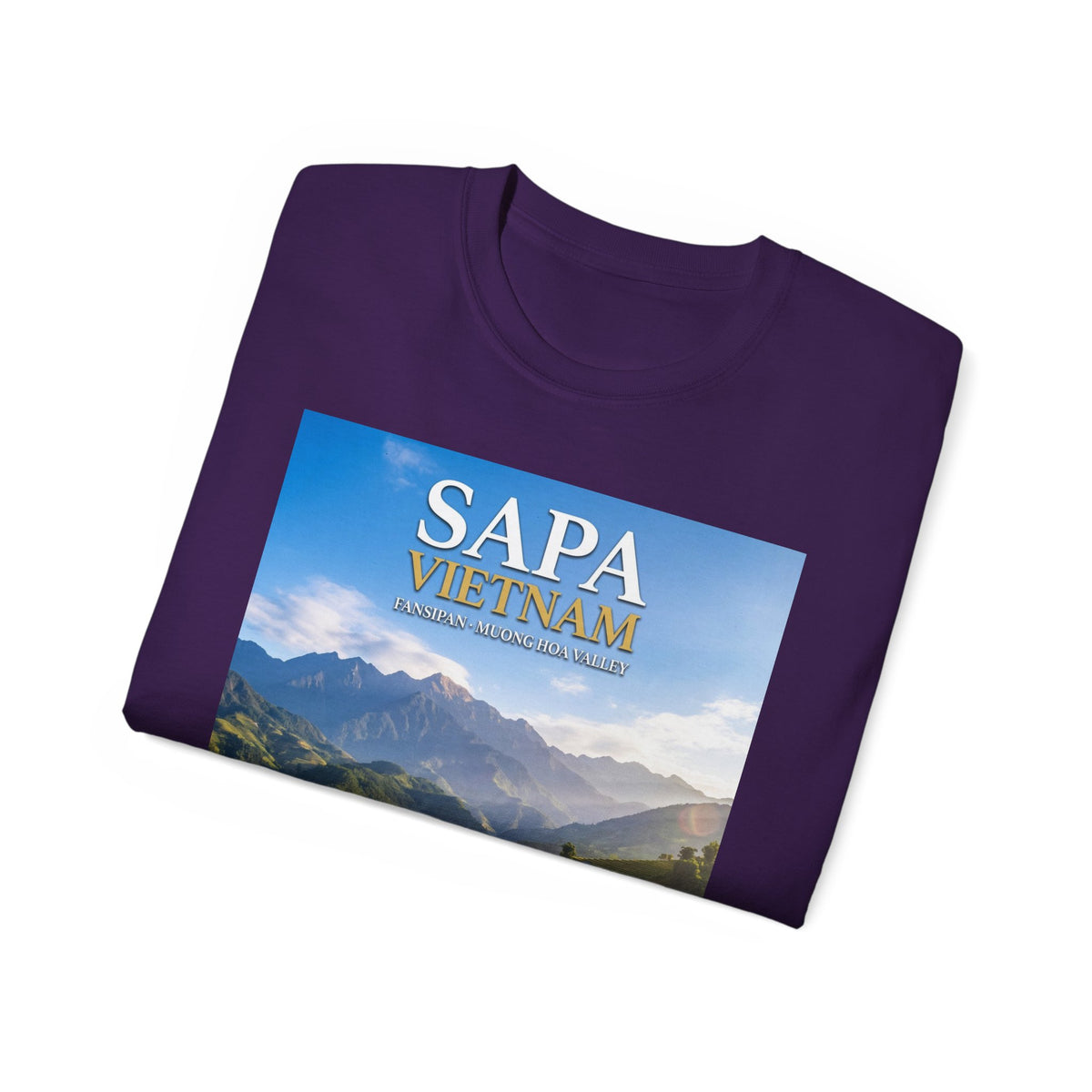 Sapa Vietnam Scenic Tee — Terraced Rice Field Travel T‑Shirt