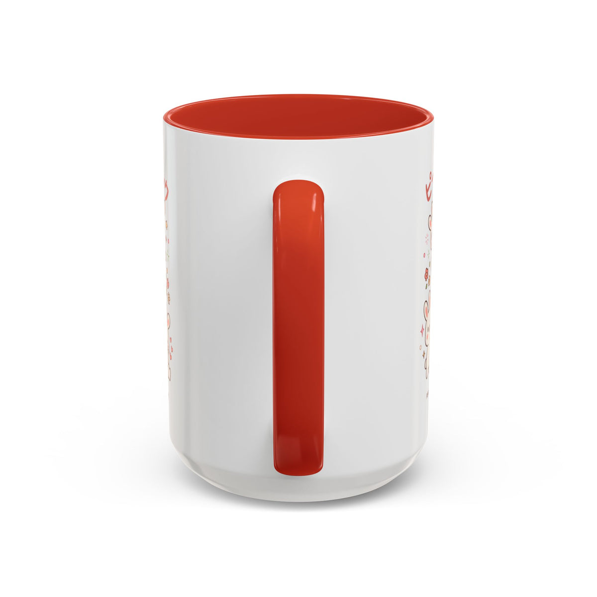 Peach Drink Bunny Mug — Cute Kawaii Coffee Tea Cup (11/15oz)