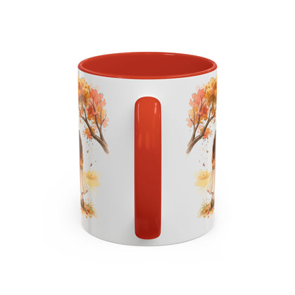 Autumn Couple Under Tree Coffee Mug