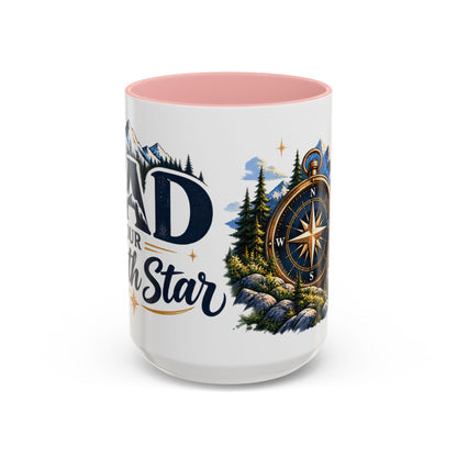 Adventure Compass Mountain Coffee Mug