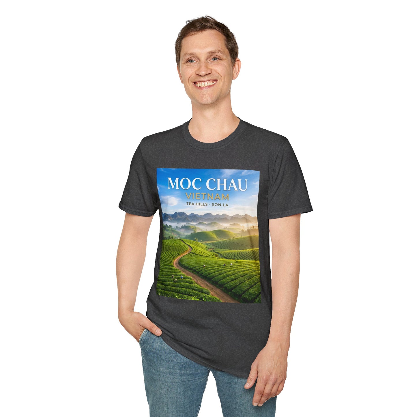 Moc Chau Vietnam Tee – Tea Hills of Son La Scenic Travel T-Shirt