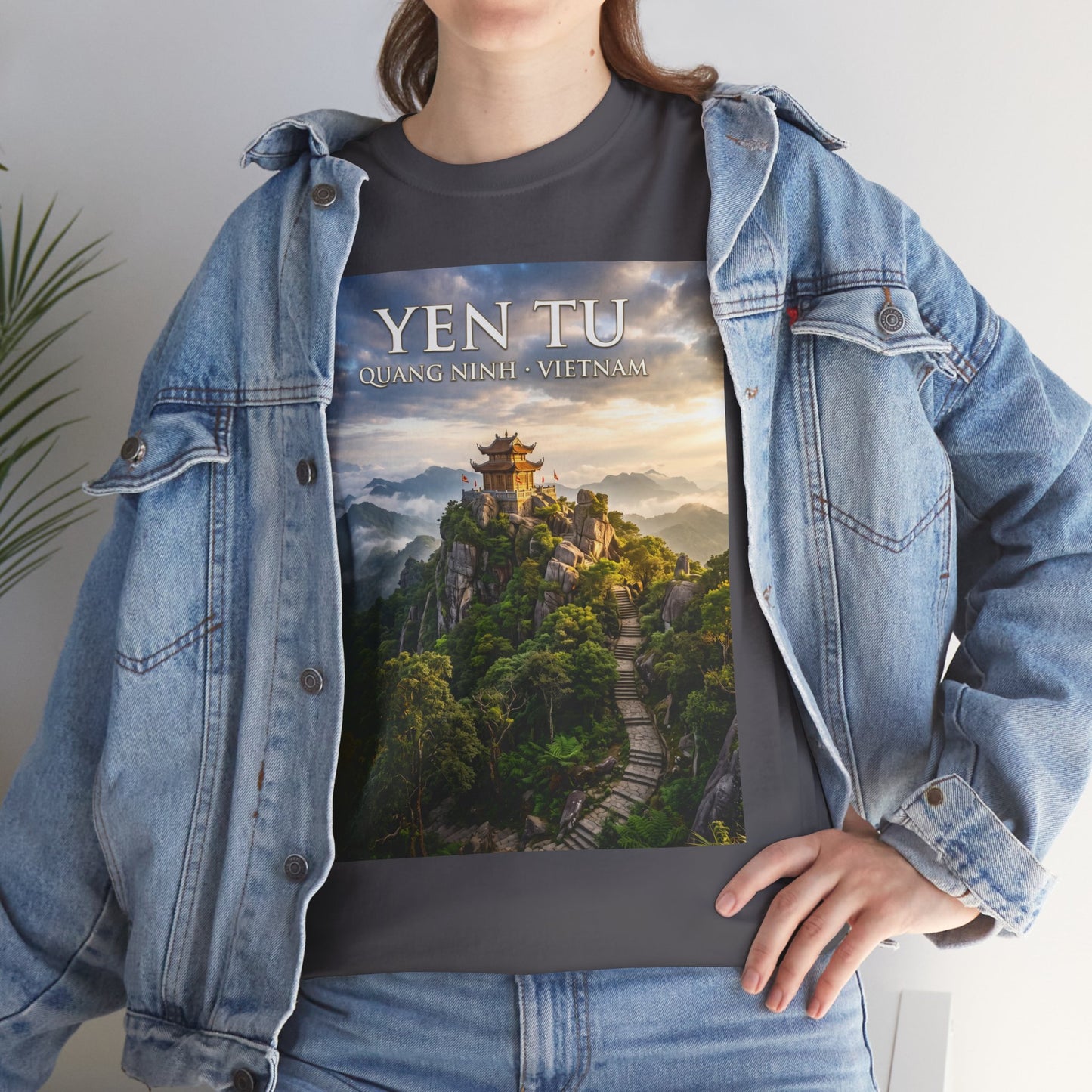 Yen Tu Mountain Scenic Tee – 'YEN TU: Listen to the Silence' Travel Photography T-Shirt