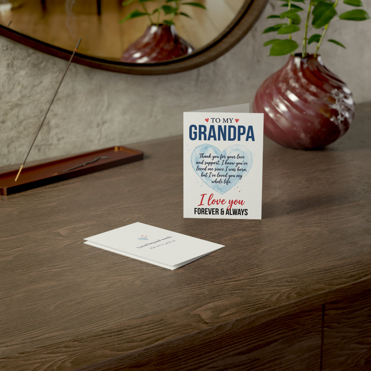To My Grandpa Greeting Card – I Love You Forever & Always