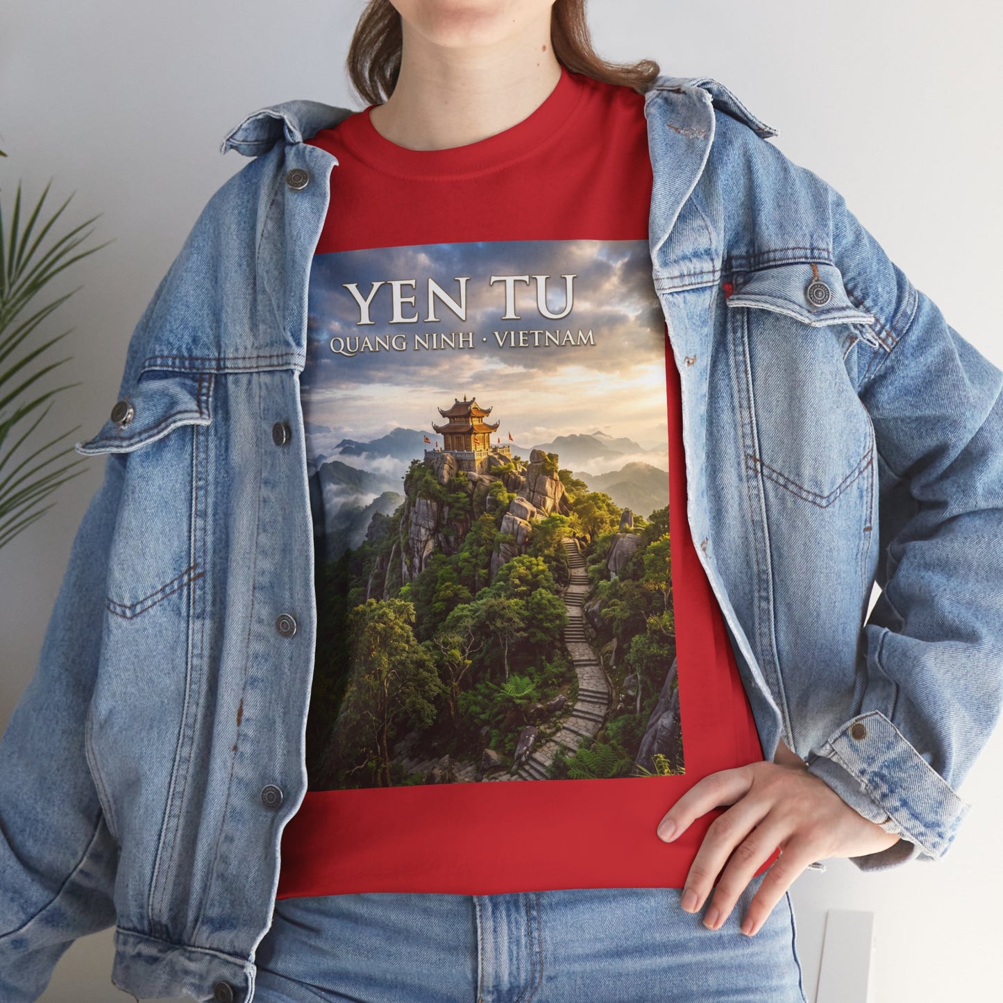 Yen Tu Mountain Scenic Tee – 'YEN TU: Listen to the Silence' Travel Photography T-Shirt