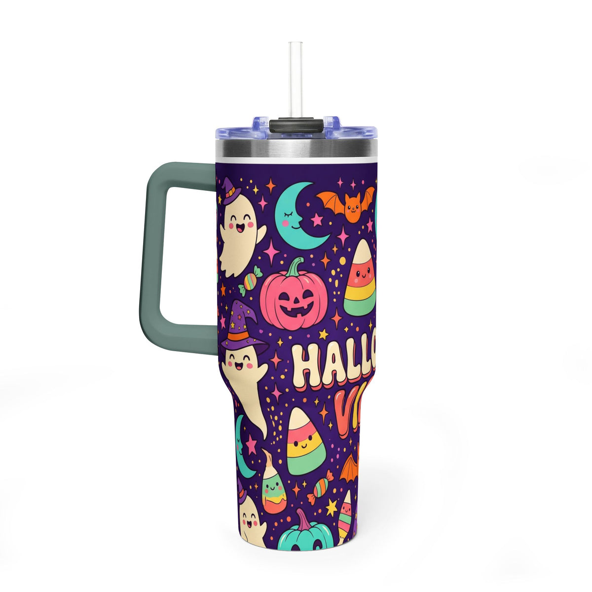 Halloween Vibes 40oz Thermal Tumbler