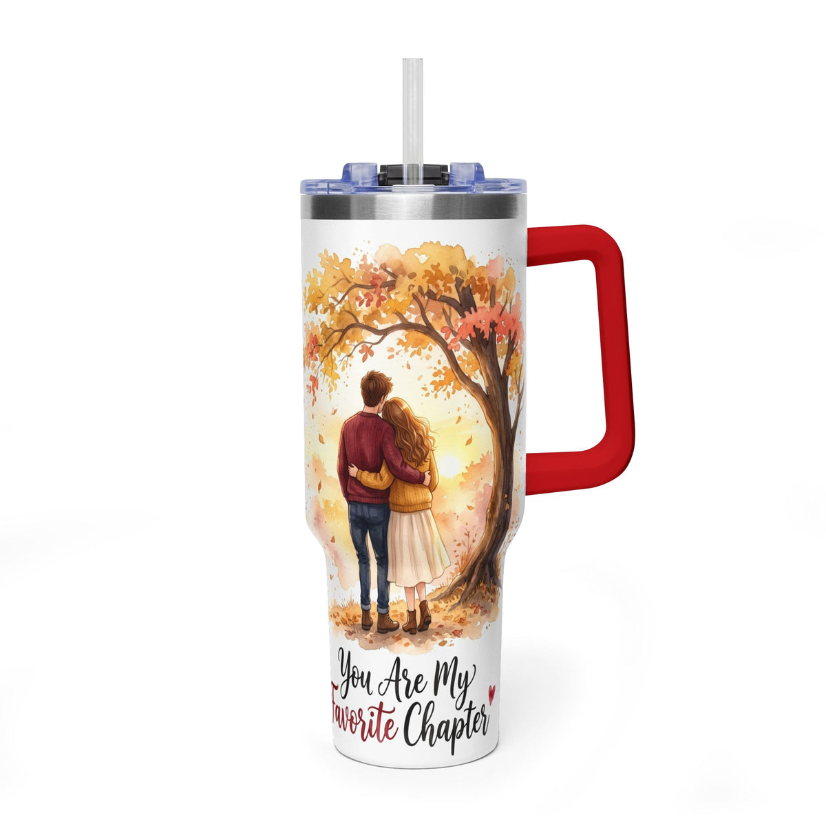 40oz Tumbler – You Are My Favorite Autumn Couple Gift