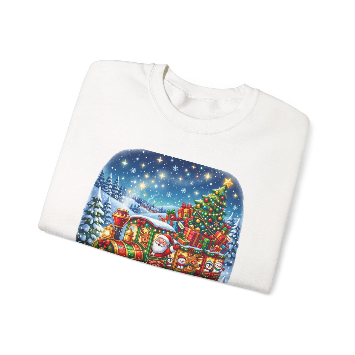 Christmas Express Crewneck Sweatshirt — All Aboard the Christmas Express Holiday Sweatshirt