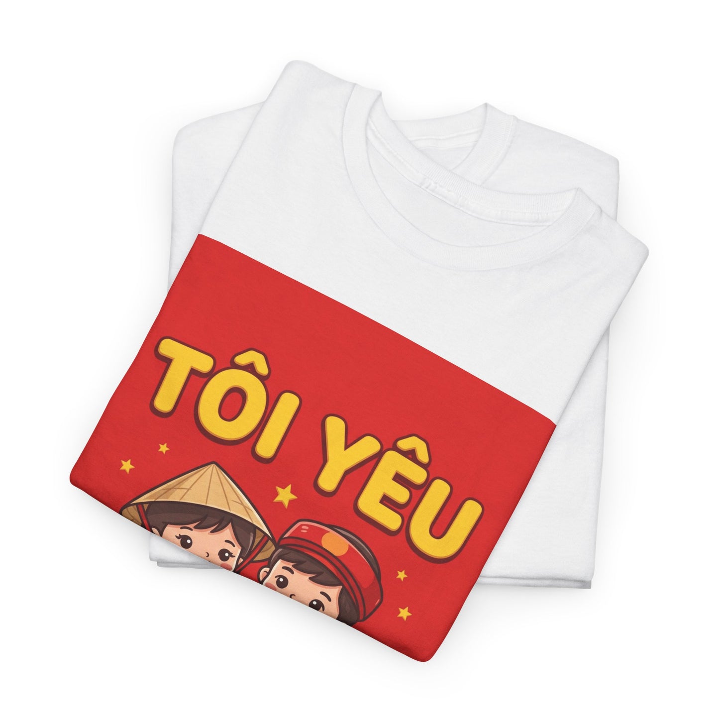T-Shirt - "Tôi Yêu Việt Nam" Cute Couple Vietnam Pride Tee