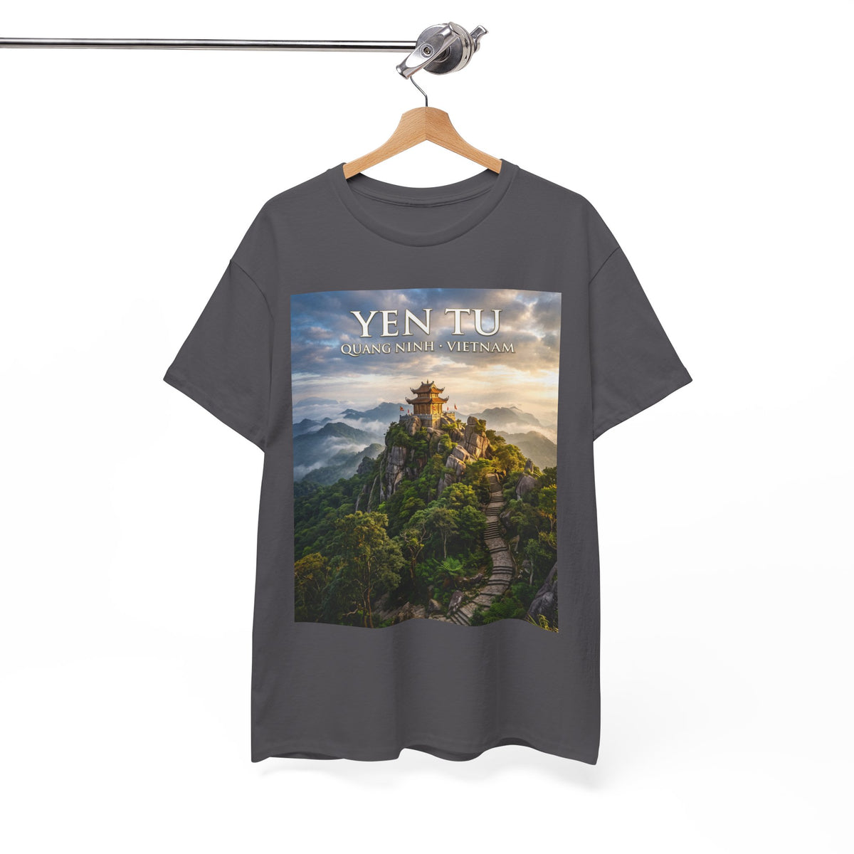 Yen Tu Mountain Scenic Tee – 'YEN TU: Listen to the Silence' Travel Photography T-Shirt