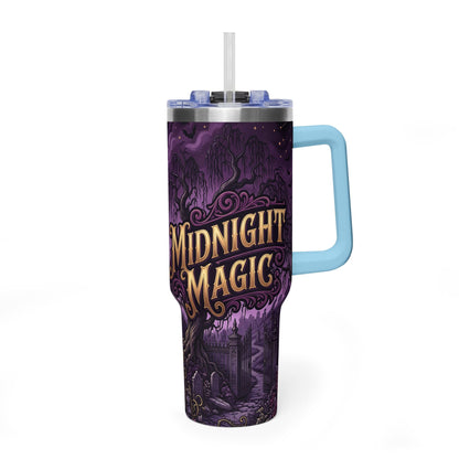 40oz Halloween Haunted Castle Thermal Tumbler