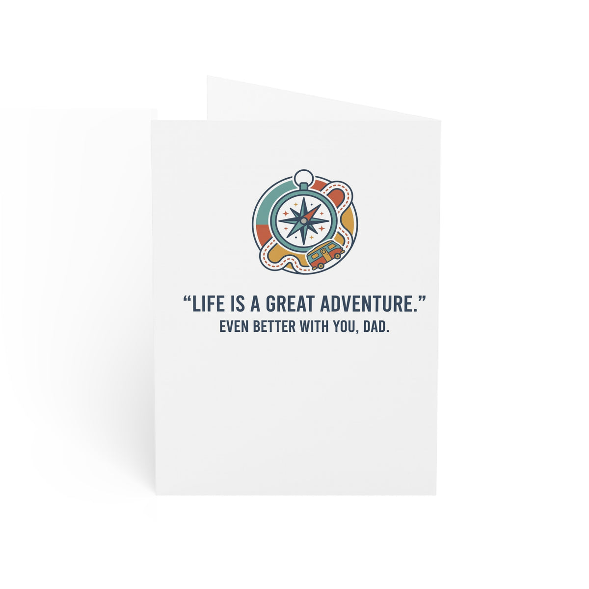 Dad Let’s Make Memories Greeting Card – Adventure-Themed Father’s Day Card
