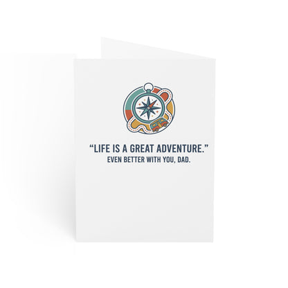 Dad Let’s Make Memories Greeting Card – Adventure-Themed Father’s Day Card