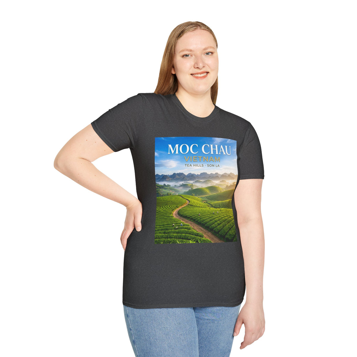 Moc Chau Vietnam Tee – Tea Hills of Son La Scenic Travel T-Shirt
