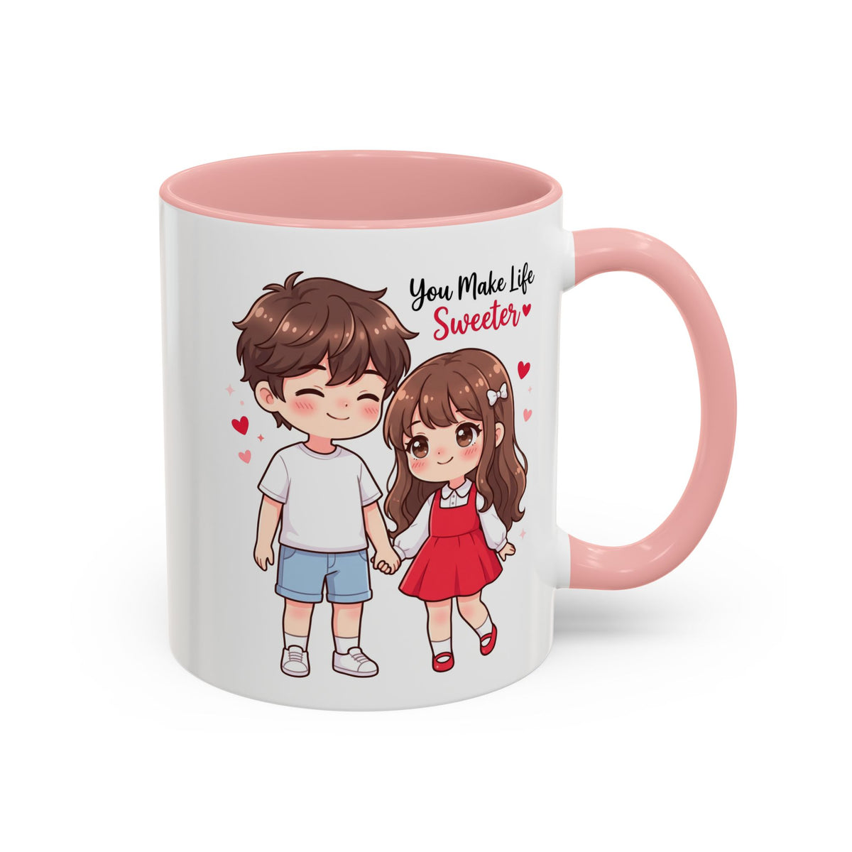 You Make Life Sweeter Couple Coffee Mug