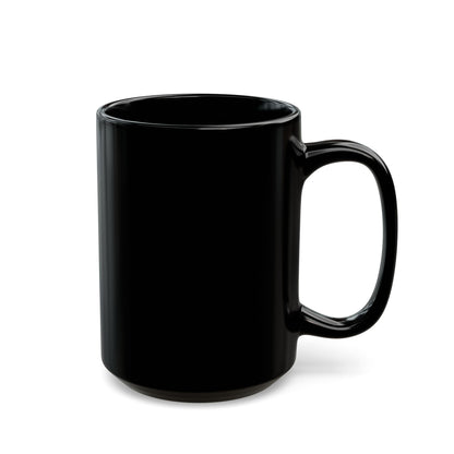 Crying Cat Black Mug (11oz & 15oz) — Cute Sad Kitty Coffee Cup