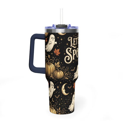 Let’s Get Spooky Halloween Ghosts 40oz Tumbler