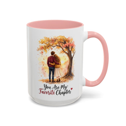 You Are My Favorite Chapter Romantic Autumn Coffee Mug