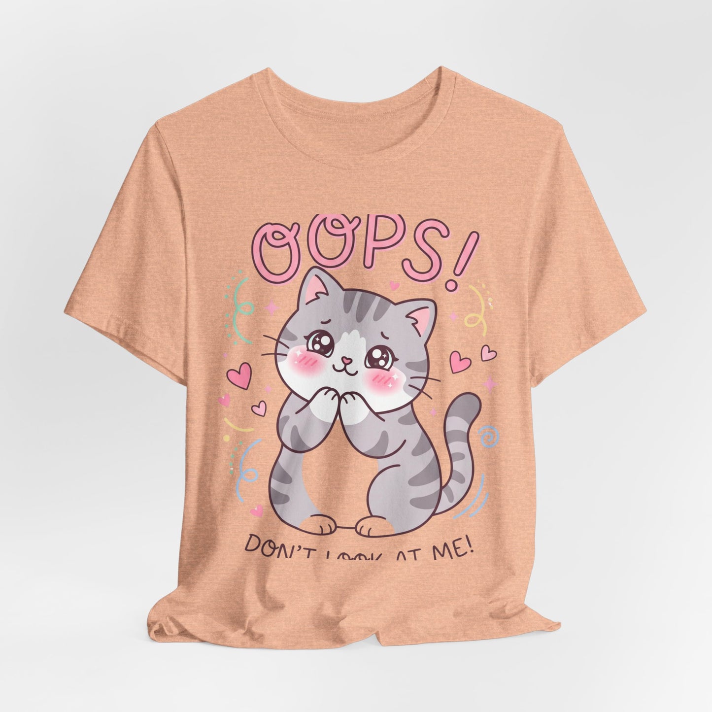 Oops! Don’t Blame Me Cute Kitten T-Shirt
