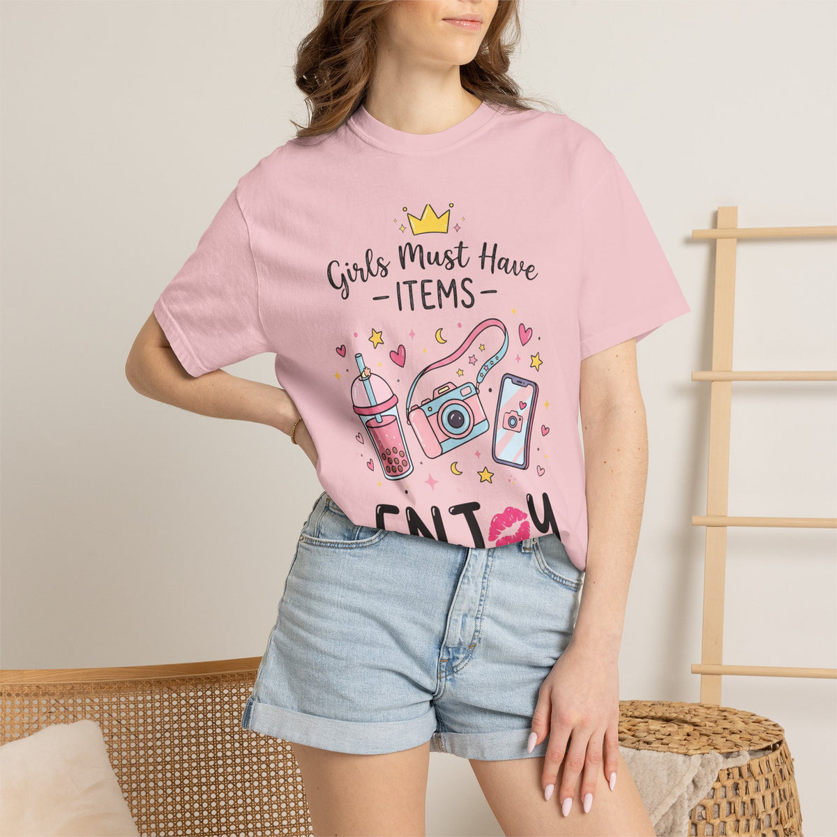 Girls Must Have Items "Enjoy" Graphic T-Shirt