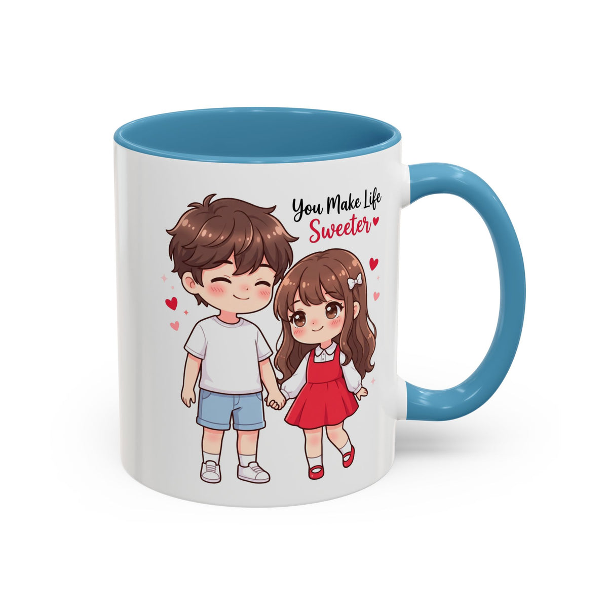 You Make Life Sweeter Couple Coffee Mug