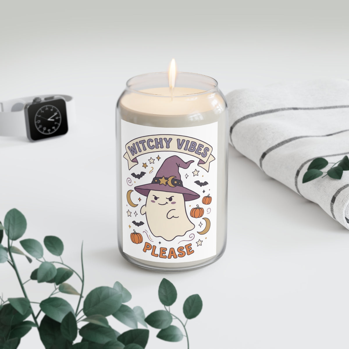 Witchy Vibes Please Soy Candle – 13.75oz Halloween Scented Candle