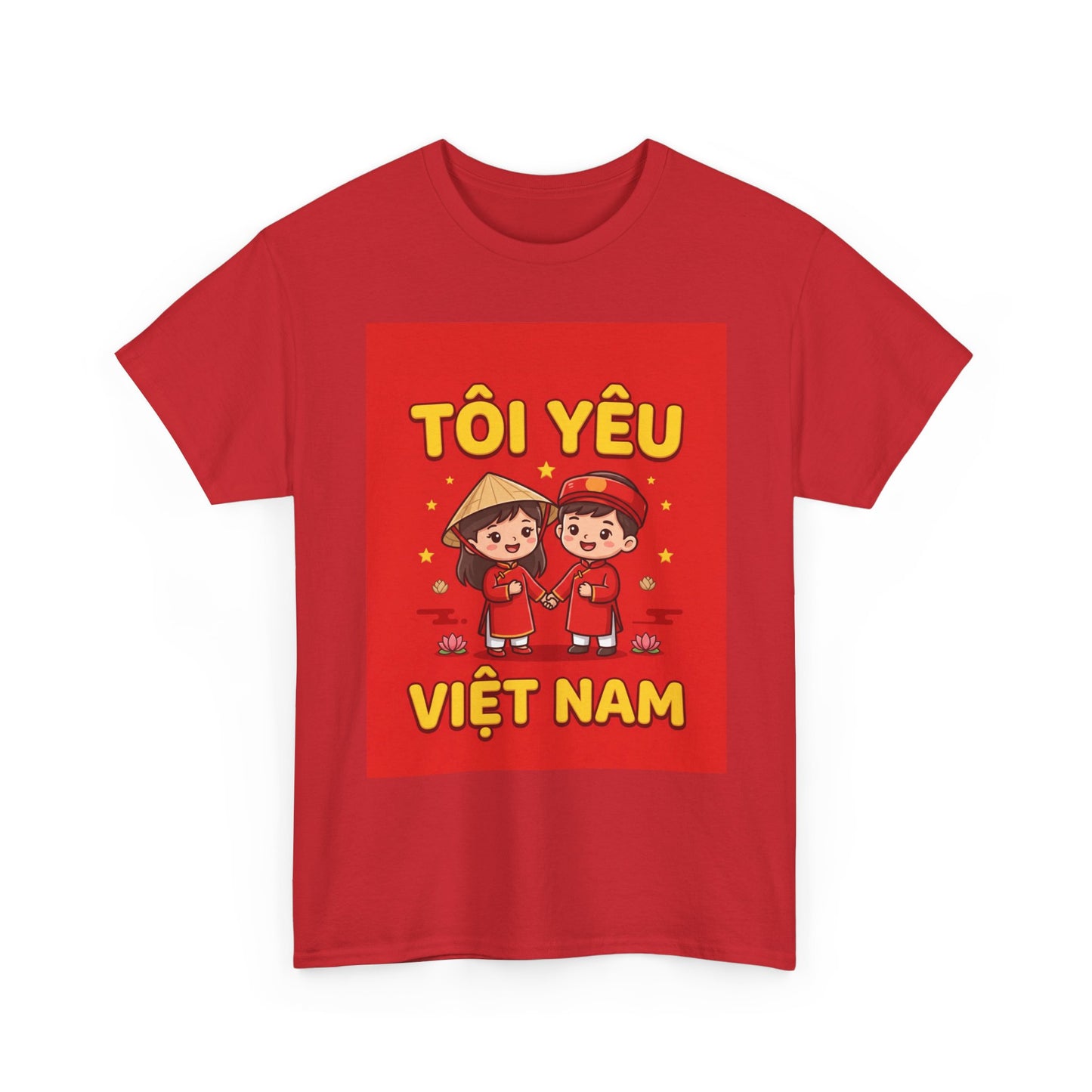 T-Shirt - "Tôi Yêu Việt Nam" Cute Couple Vietnam Pride Tee