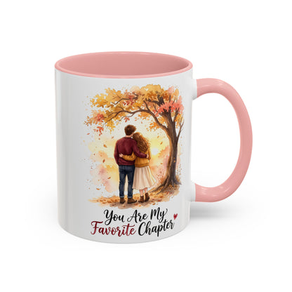 You Are My Favorite Chapter Romantic Autumn Coffee Mug