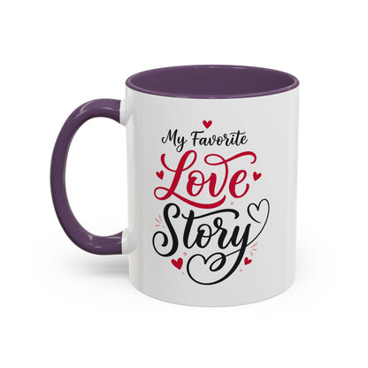 My Favorite Love Story Romantic Coffee Mug