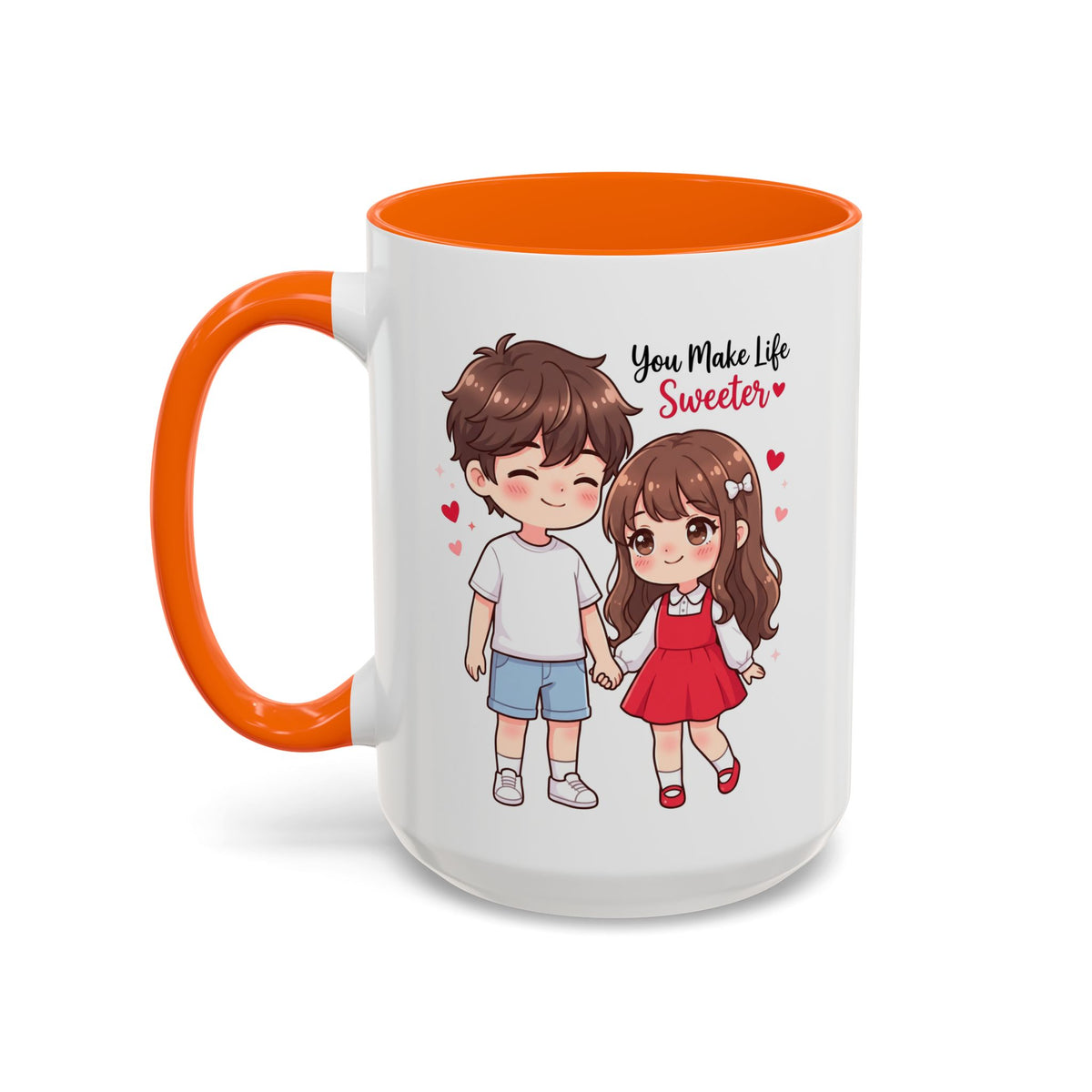 You Make Life Sweeter Couple Coffee Mug