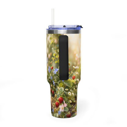 Little Paws Big Love Red Panda 40oz Vacuum Thermal Tumbler