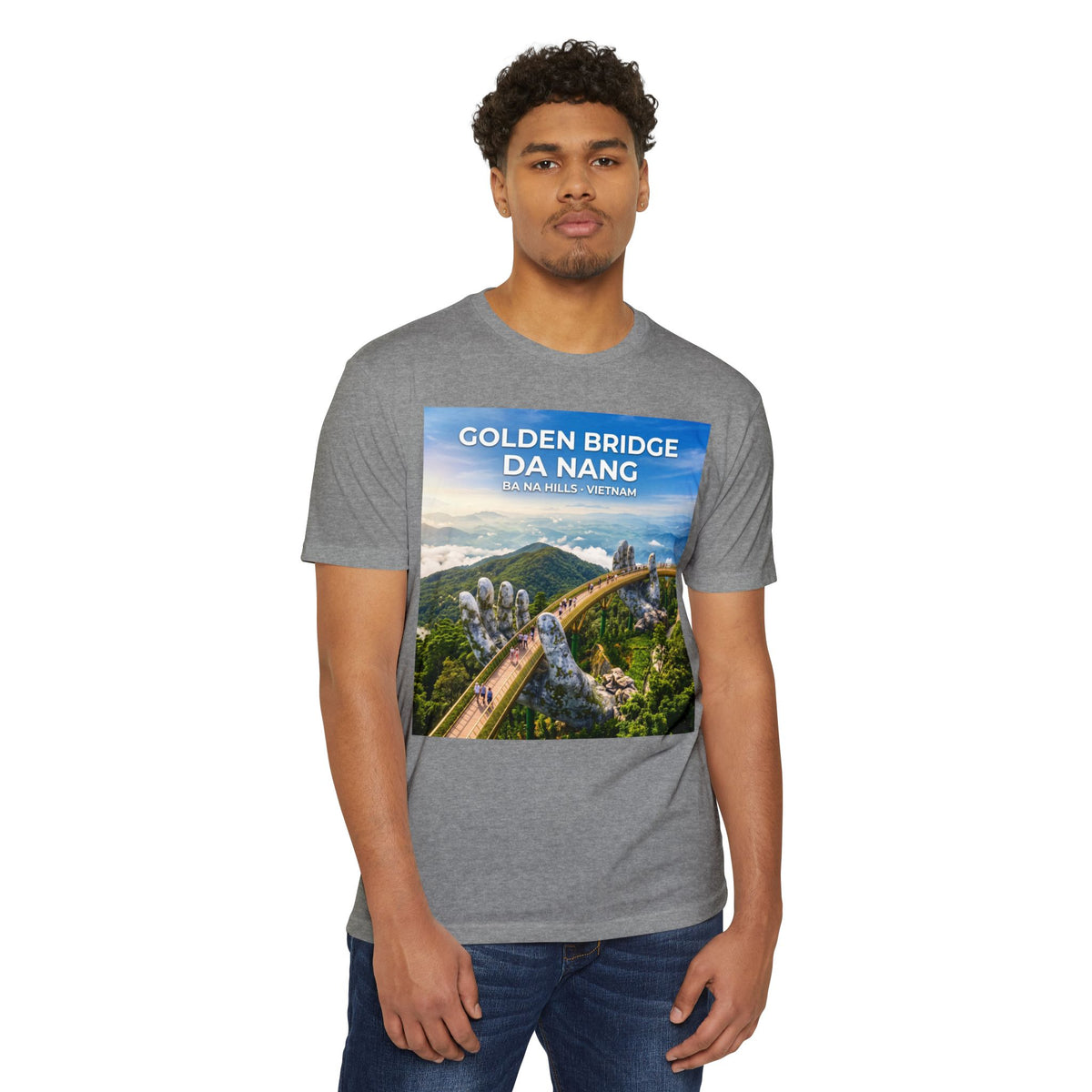 Golden Bridge Da Nang T-Shirt — Vietnam Travel Souvenir Tee