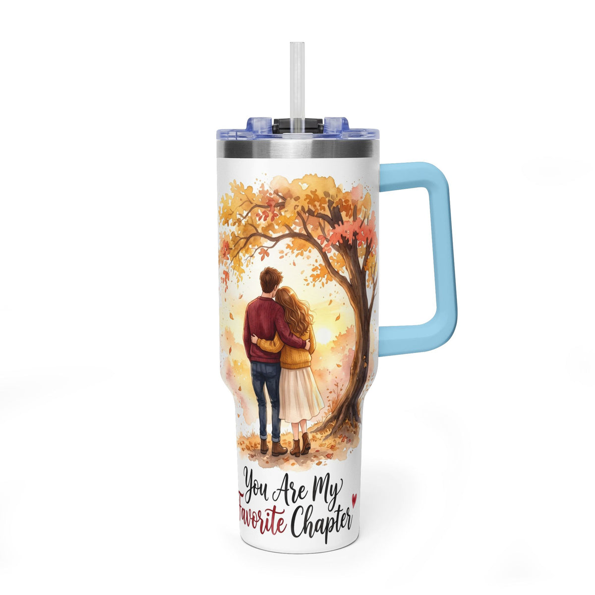 40oz Tumbler – You Are My Favorite Autumn Couple Gift