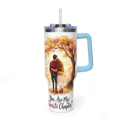 40oz Tumbler – You Are My Favorite Autumn Couple Gift