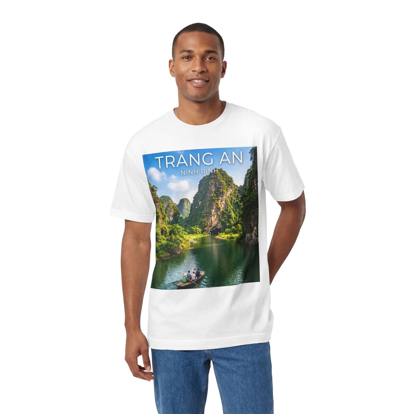 Trang An Vietnam Scenic Tee — Ninh Binh Travel Poster T-Shirt