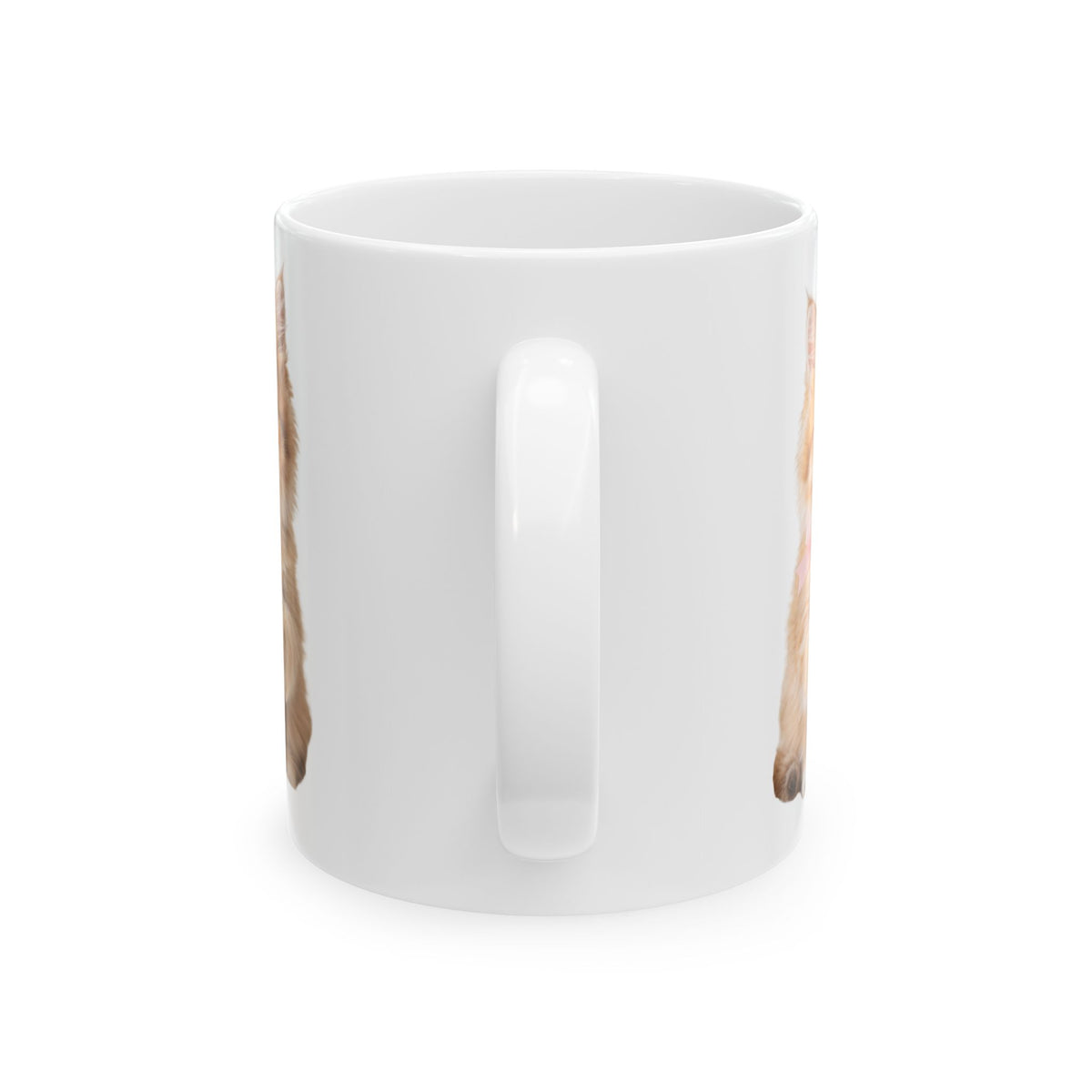 Orange Tabby Cat Ceramic Mug — Cute Kitten Coffee Cup (11oz & 15oz)