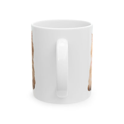Orange Tabby Cat Ceramic Mug — Cute Kitten Coffee Cup (11oz & 15oz)