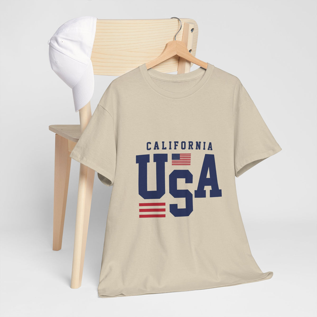 California USA Graphic Tee — Patriotic American Flag T‑Shirt