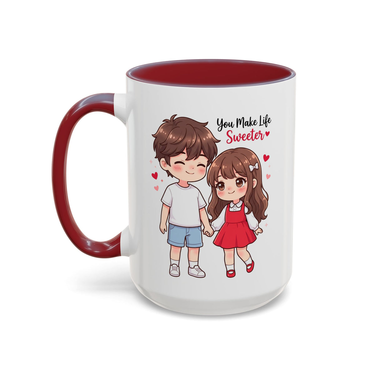 You Make Life Sweeter Couple Coffee Mug